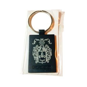 Toyota Scion Metal Tribal KeyRing KeyChain Black and Silver New in Package